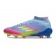 adidas F50 Elite Mid FG Celestial Victory - Blue Fusion Lucid Lemon Lucid Pink