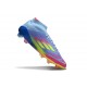 adidas F50 Elite Mid FG Celestial Victory - Blue Fusion Lucid Lemon Lucid Pink
