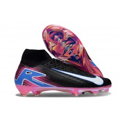 Nike Mercurial Superfly X Elite FG Cleat Black White Pink Blue