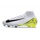 Nike Mercurial Superfly X Elite FG Cleat White Black Yellow