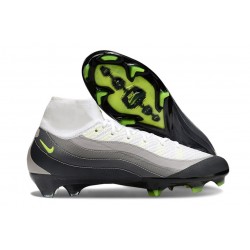 Nike Mercurial Superfly X Elite FG Cleat x Air Max 95 Black Neon Yellow Anthracite Lt Graphite
