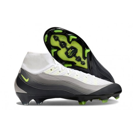 Nike Mercurial Superfly X Elite FG Cleat x Air Max 95 Black Neon Yellow Anthracite Lt Graphite