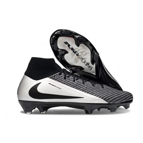 Nike Mercurial Superfly X Elite FG Cleat Black Silver