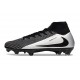 Nike Mercurial Superfly X Elite FG Cleat Black Silver