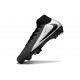 Nike Mercurial Superfly X Elite FG Cleat Black Silver