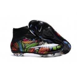 Nike New Shoes Mercurial Superfly 4 FG Soccer Cleats Black White Green Blue Orange Pink Yellow