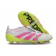 New 2025 Adidas Predator Elite FT FG White Lucid Pink Lucid Lemon