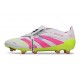 New 2025 Adidas Predator Elite FT FG White Lucid Pink Lucid Lemon