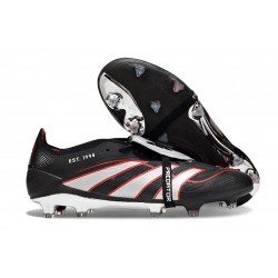New 2025 Adidas Predator Elite FT FG Black White Red
