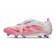 Adidas Predator Elite Foldover Tongue FG White Pink