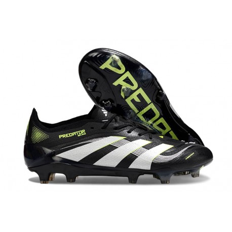 adidas Predator L Elite FG Black White Lucid Lemon