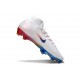 Nike Zoom Mercurial Superfly 10 Elite FG White Blue Red
