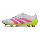 adidas Predator L Elite FG New White Lucid Pink Lucid Lemon