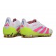 adidas Predator L Elite FG New White Lucid Pink Lucid Lemon