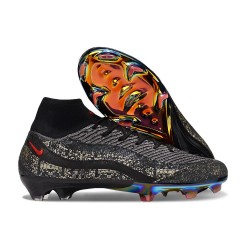 Nike Zoom Mercurial Superfly 10 Elite FG Max 95 Black