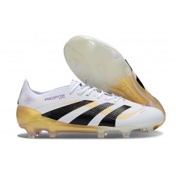 adidas Predator L Elite FG New White Black Gold Met