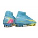 Nike Zoom Mercurial Superfly 10 Elite FG Blue Yellow