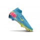 Nike Zoom Mercurial Superfly 10 Elite FG Blue Yellow