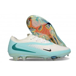 New Nike Phantom 6 Low Cut Elite FG White Blue