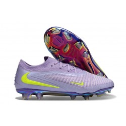 New Nike Phantom 6 Low Cut Elite FG Purple Yellow