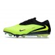 New Nike Phantom 6 Low Cut Elite FG Volt Black