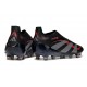 adidas Predator 25 Elite Laceless FG Black Grey Four Lucid Red