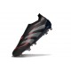adidas Predator 25 Elite Laceless FG Black Grey Four Lucid Red