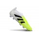 adidas Predator 25 Elite Laceless FG White Black Lucid Lemon