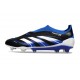 adidas Predator 25 Elite Laceless FG Black Royal White