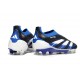adidas Predator 25 Elite Laceless FG Black Royal White