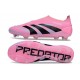 adidas Predator 25 Elite Laceless FG Pink Black