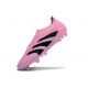 adidas Predator 25 Elite Laceless FG Pink Black
