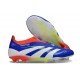 adidas Predator 25 Elite Laceless FG Lucid Blue Ftwr White Solar Red