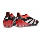 adidas Predator 25 Elite Laceless FG X MOMENTS Black White Vivid Red