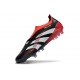 adidas Predator 25 Elite Laceless FG X MOMENTS Black White Vivid Red
