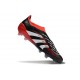 adidas Predator 25 Elite Laceless FG X MOMENTS Black White Vivid Red