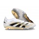 adidas Predator 25 Elite Laceless FG White Black Gold Met