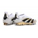 adidas Predator 25 Elite Laceless FG White Black Gold Met