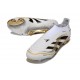 adidas Predator 25 Elite Laceless FG White Black Gold Met