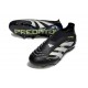 adidas Predator 25 Elite Laceless FG Black White