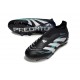 adidas Predator 25 Elite Laceless FG Black White Blue