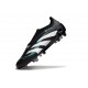 adidas Predator 25 Elite Laceless FG Black White Blue