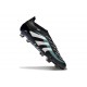 adidas Predator 25 Elite Laceless FG Black White Blue