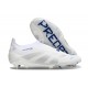 adidas Predator 25 Elite Laceless FG White Grey