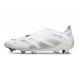 adidas Predator 25 Elite Laceless FG White Grey
