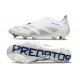 adidas Predator 25 Elite Laceless FG White Grey