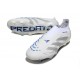 adidas Predator 25 Elite Laceless FG White Grey