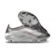 adidas Predator 25 Elite Laceless FG Silver Grey