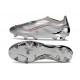 adidas Predator 25 Elite Laceless FG Silver Grey