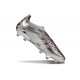 adidas Predator 25 Elite Laceless FG Silver Grey